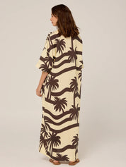 Pippa Ridley Tulum Maxi | Cocoa Palma Print