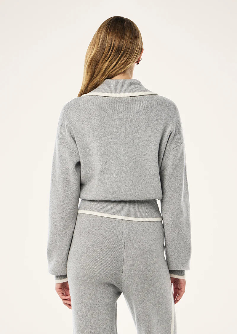 Verge Knit Jacket | Grey Marle