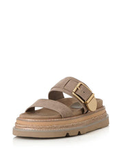 Velda Sandal | Natural Suede