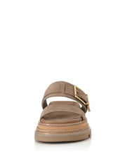 Velda Sandal | Natural Suede