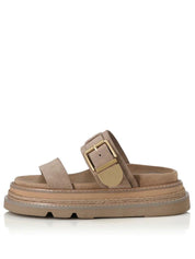 Velda Sandal | Natural Suede