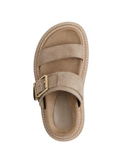 Velda Sandal | Natural Suede