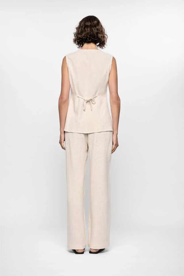 Staple The Label - Piper Wide Leg Pant | Natural