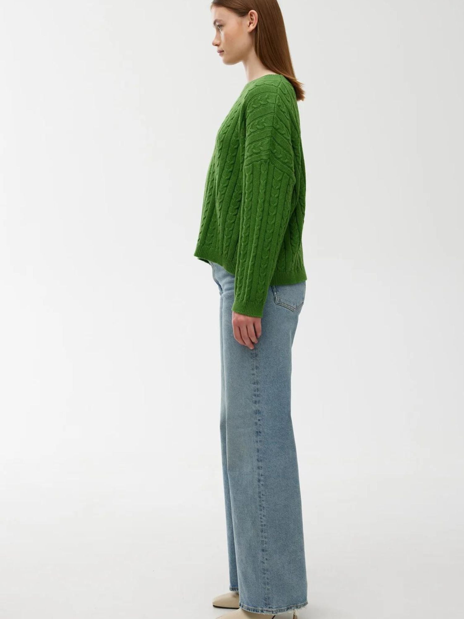 Willa Cable Knit | Jungle