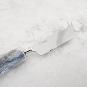 Grey Marble Timber Cheese Knife