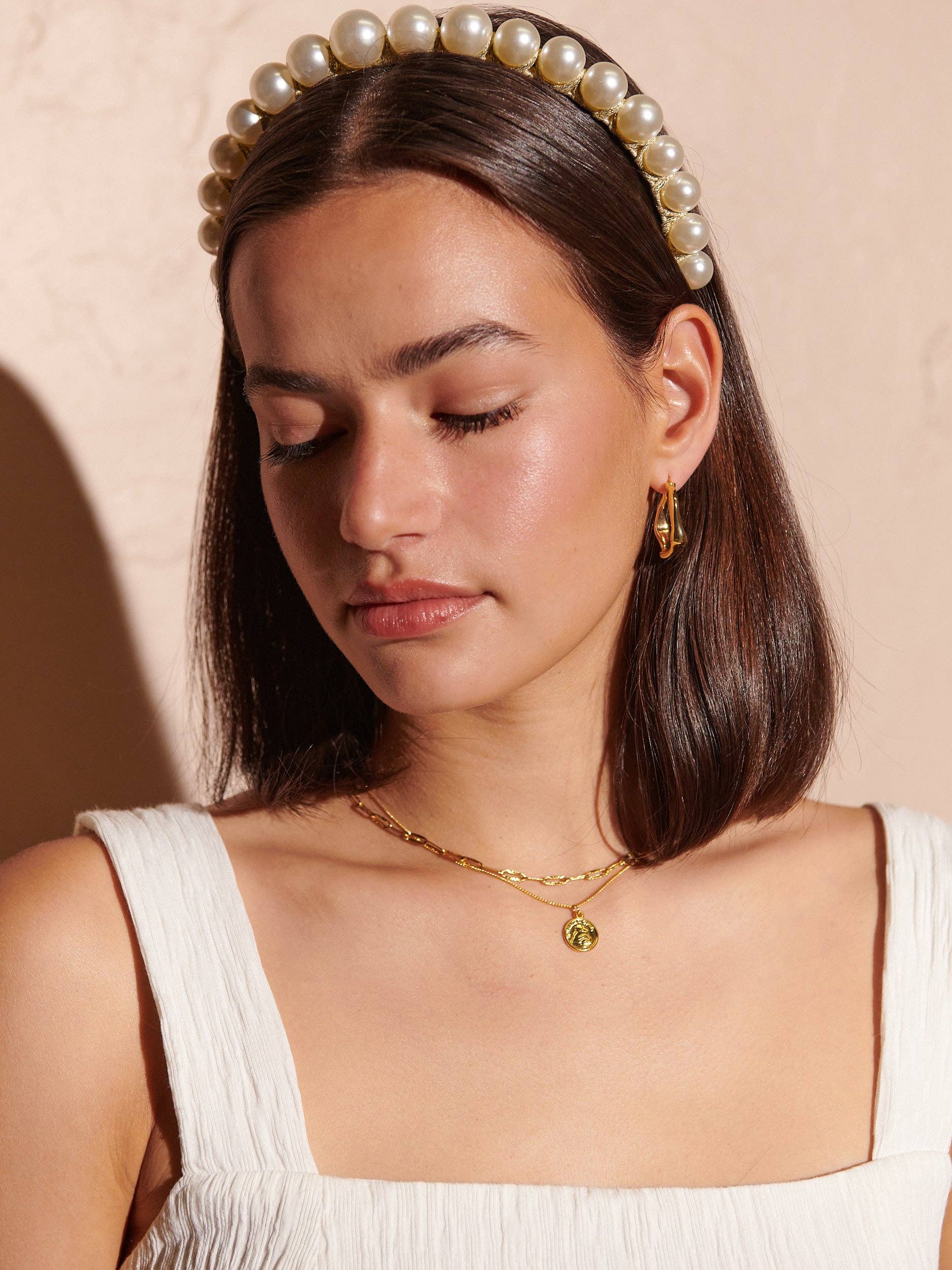 Emma Pearl Statement Headband