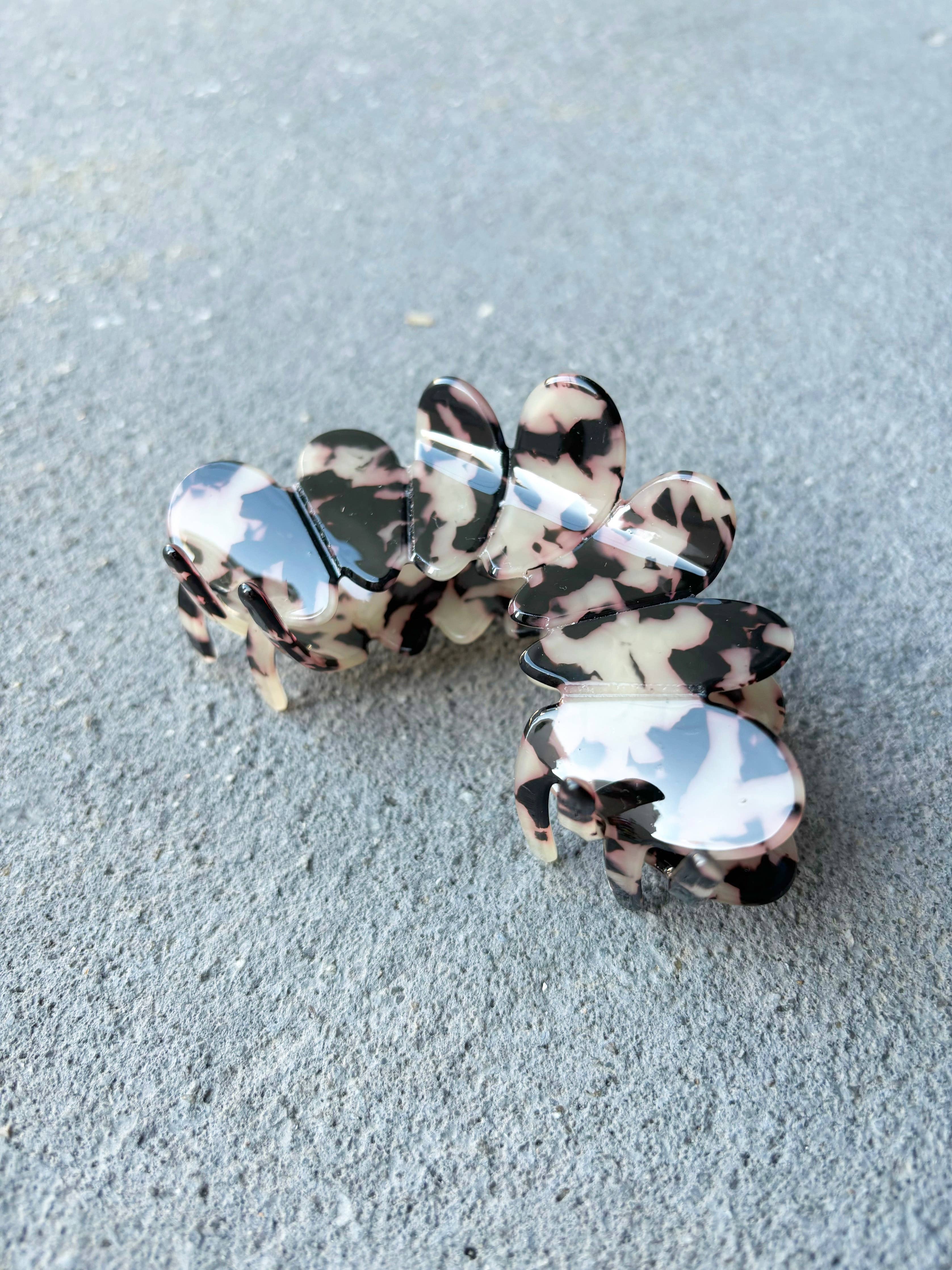Bubble Hair Claw Clips | Light Tort