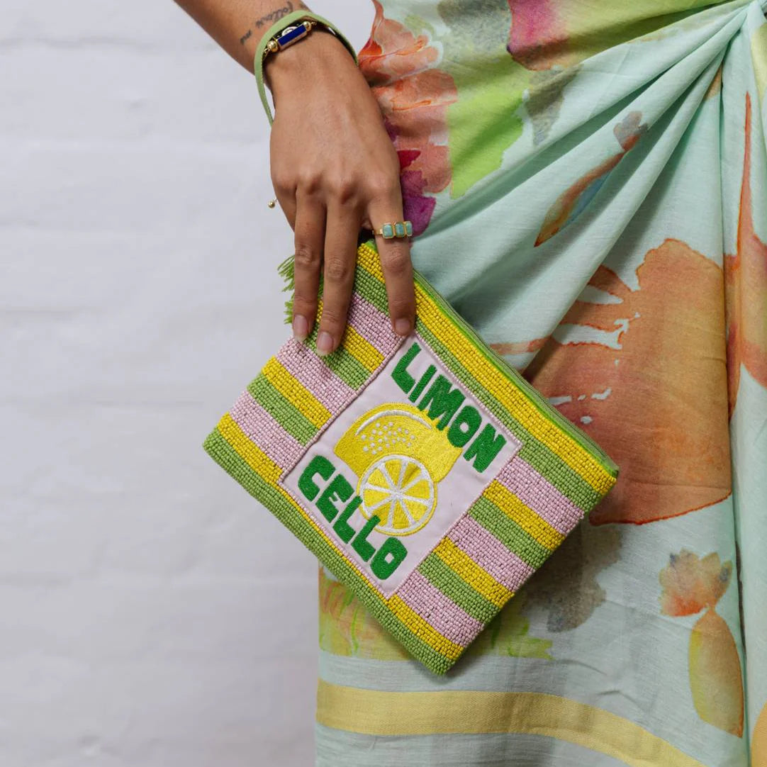 Zoda Beaded Limoncello Purse