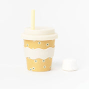 Yellow Daisy Babychino Cup 4 oz