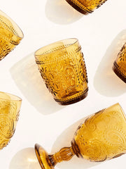 Amber Goblet Set Of 2