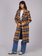 Aubrey Check Coat