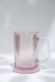 THE HARLEE GLASS MUGS: Pink