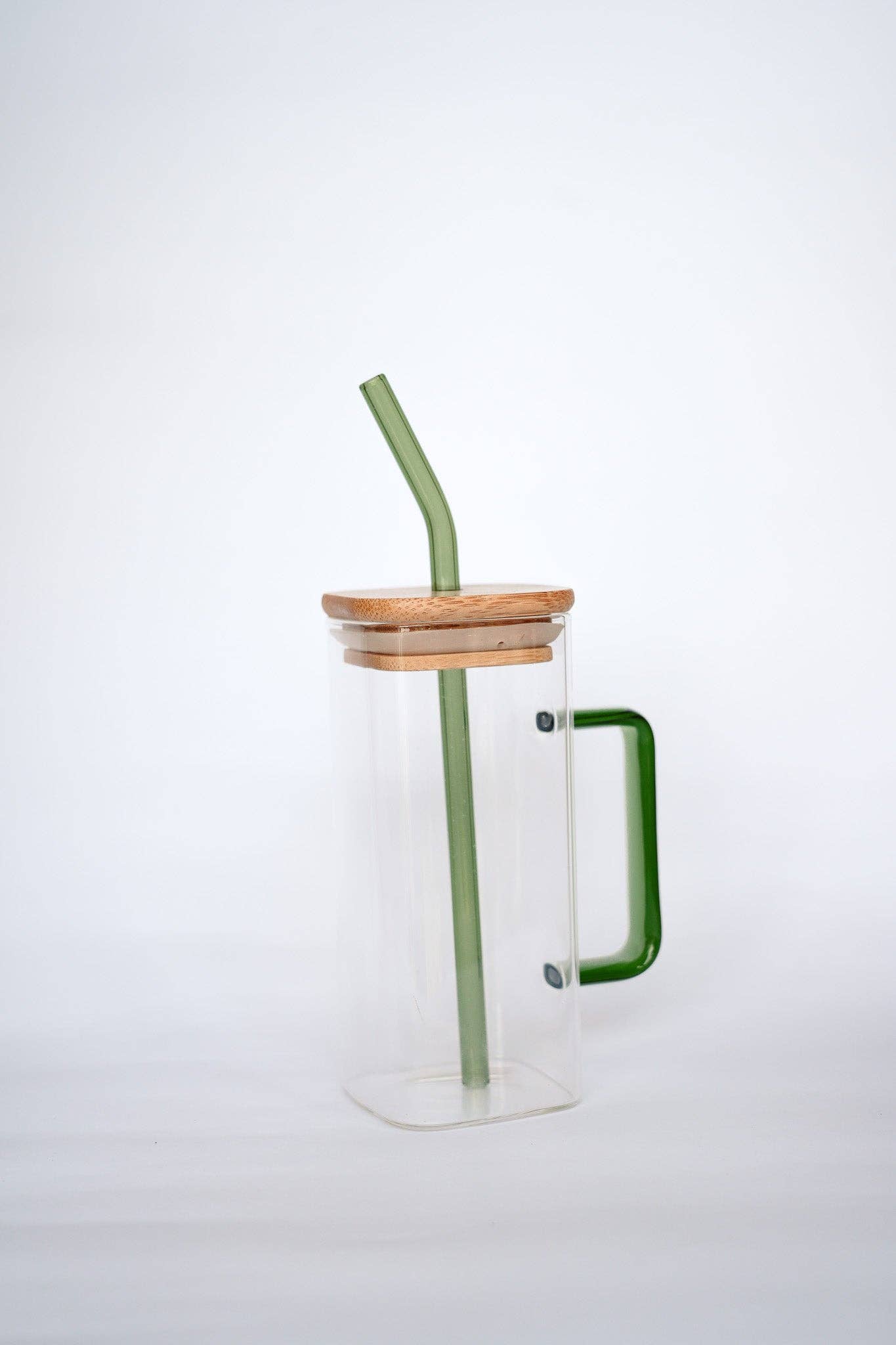 The Catalina Glass Mug + Straw | Mocha