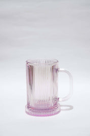 THE HARLEE GLASS MUGS: Pink