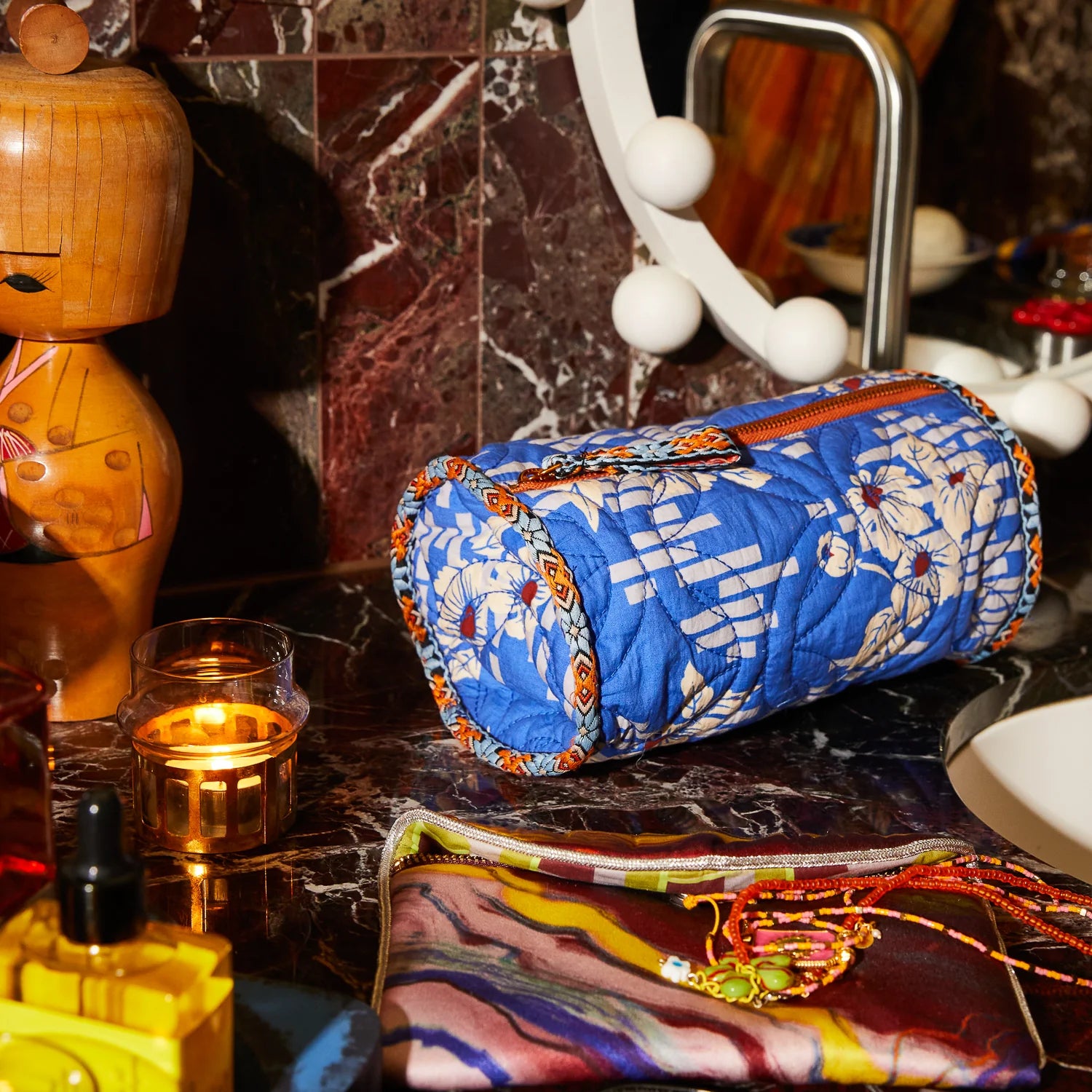 Marta Makeup Bag | Ultramarine