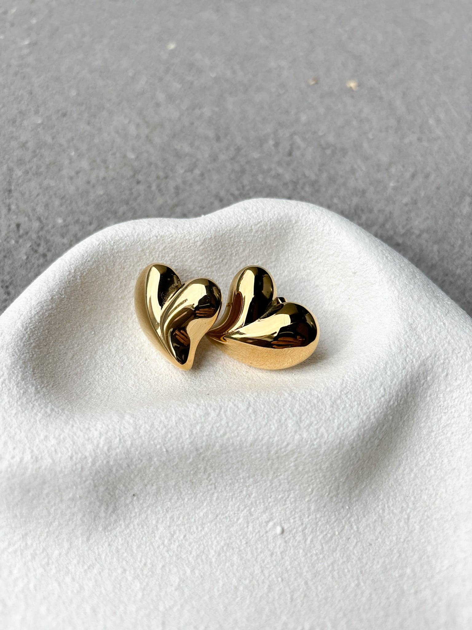 Jessie Heart Statement Earrings