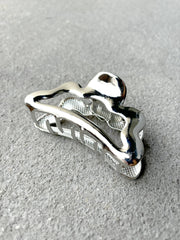 Liana Metal Hair Claw Clips | Silver