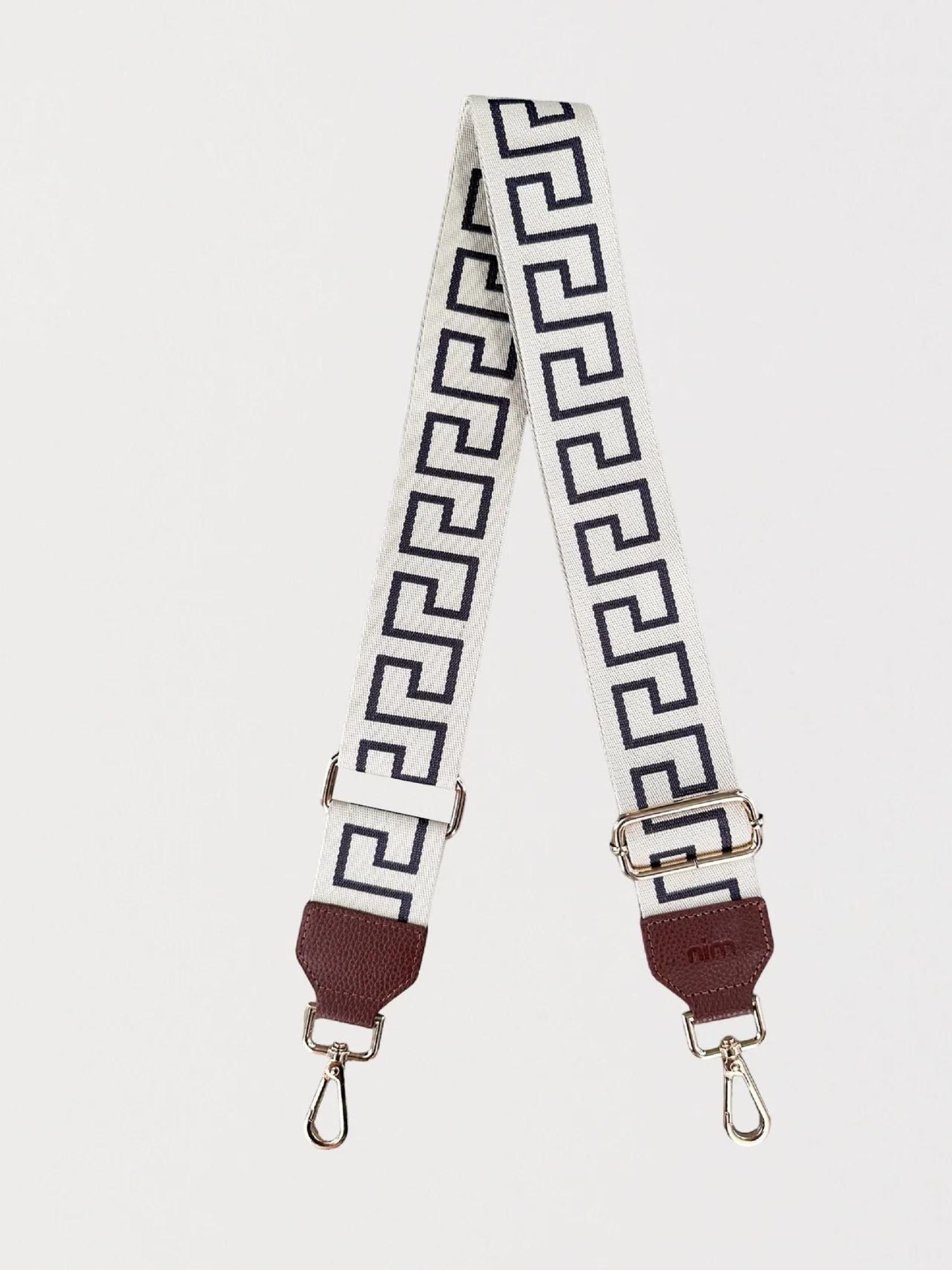 Nim Shoulder Strap | Bone/Charcoal Key