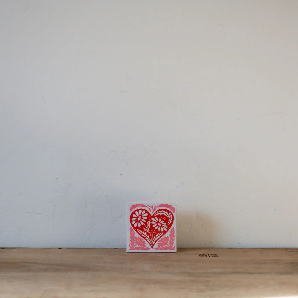 Botanical Heart | Square Matchbox