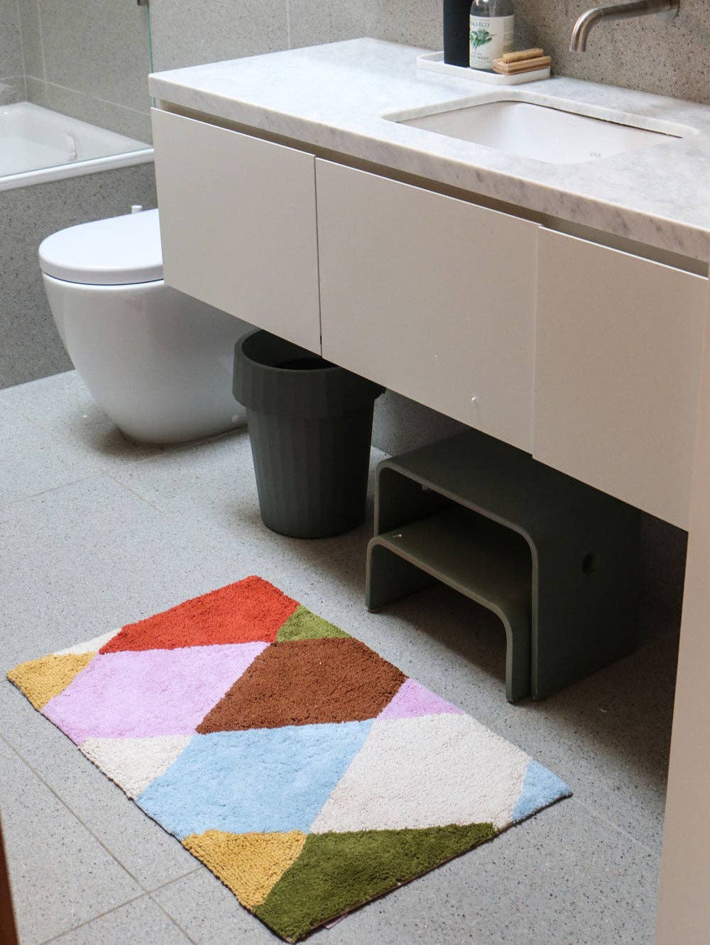 Harlequin Bath Mat