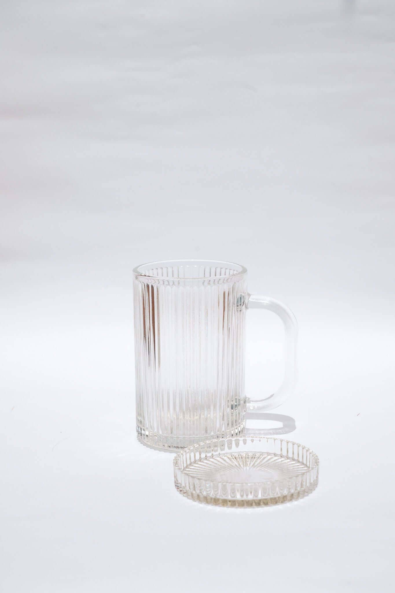 THE HARLEE GLASS MUGS: Pink