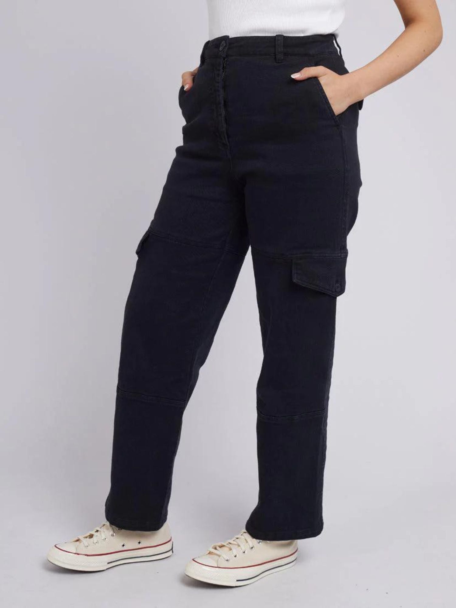 Callum Cargo Pant | Black