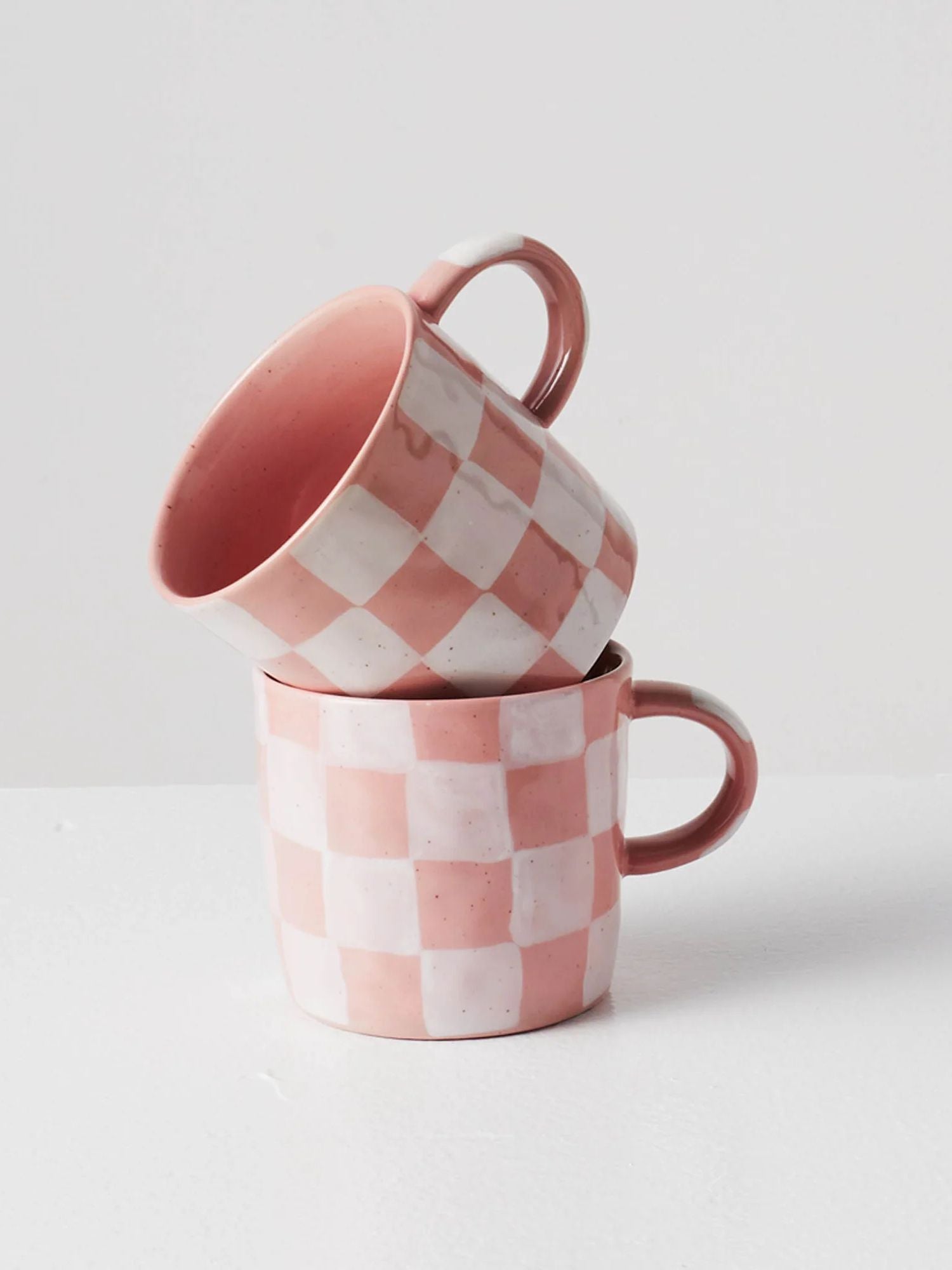 Kip & Co Checkered Mug 2 Pack