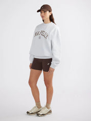 Classic Collegiate Sweatshirt | Grey Marle