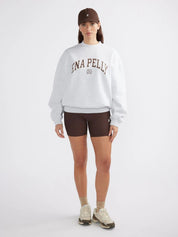 Classic Collegiate Sweatshirt | Grey Marle