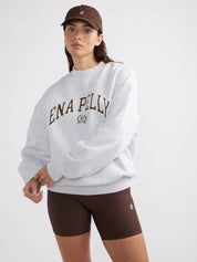 Classic Collegiate Sweatshirt | Grey Marle