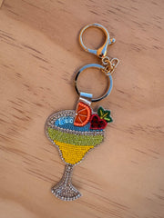 Cocktail Beaded Keychain | Daquiri
