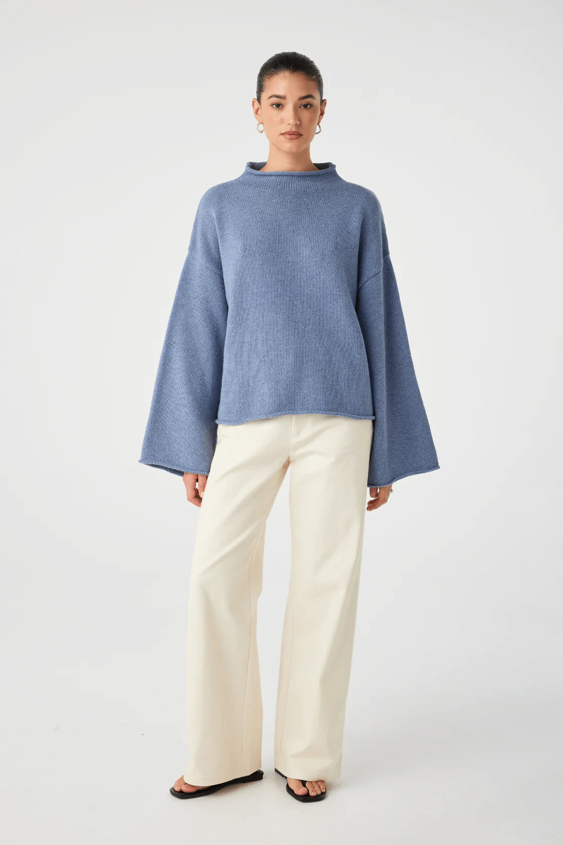 Maeve Sweater | Denim Blue