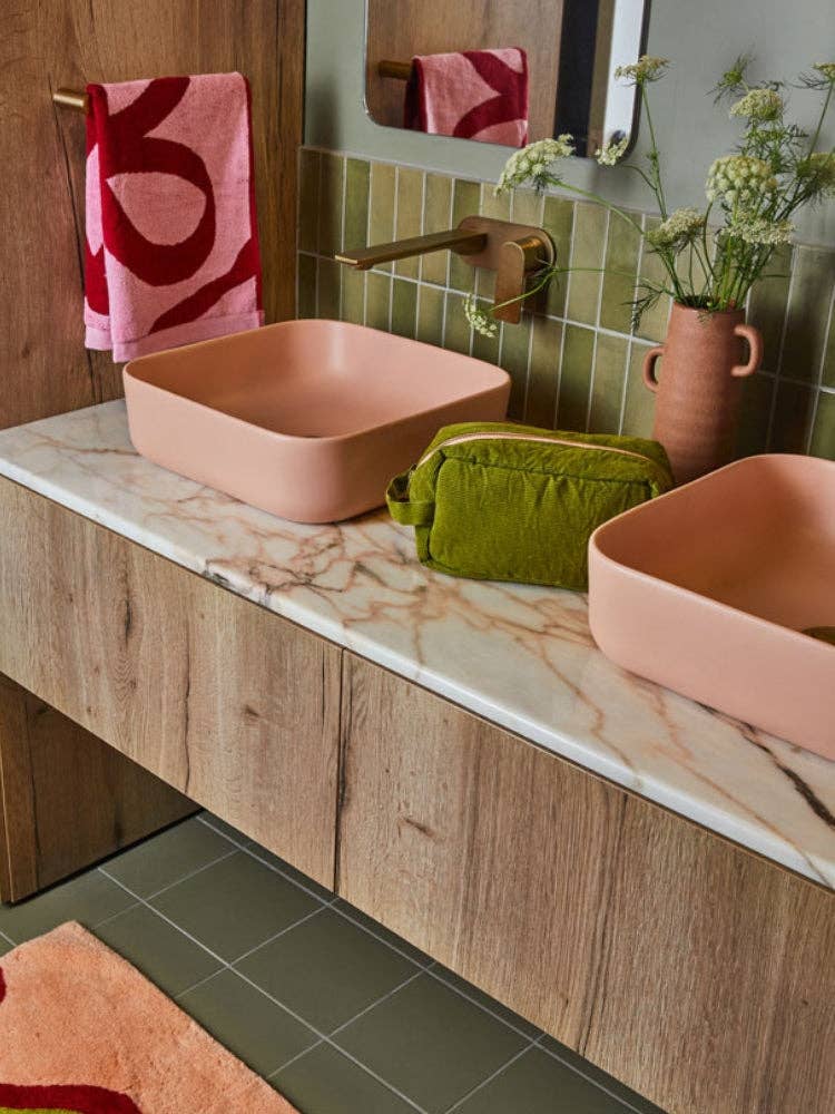 Corduroy Dopp Kit in Pistachio