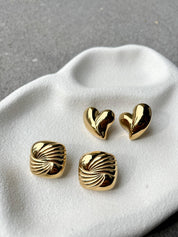 Jessie Heart Statement Earrings