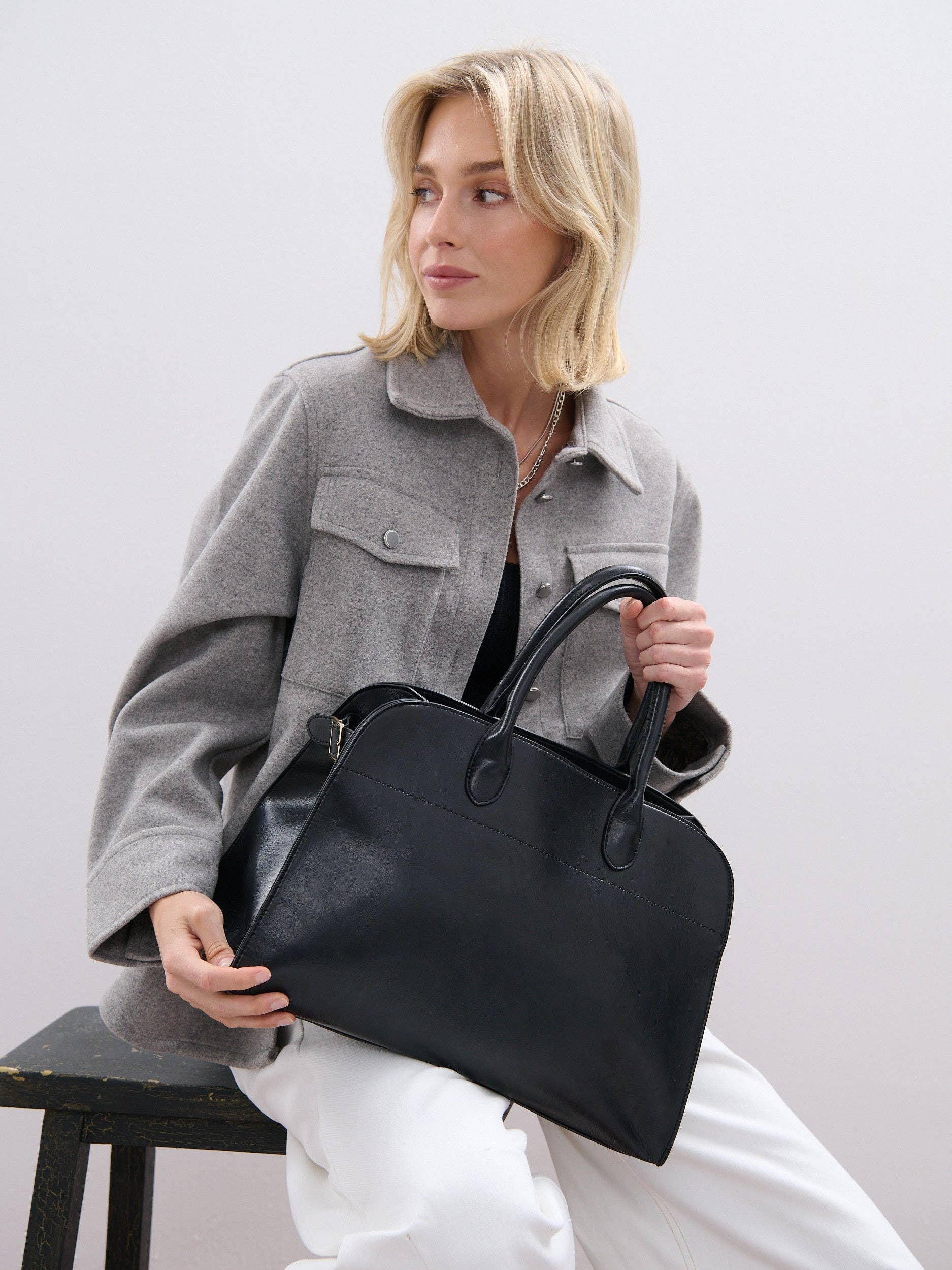 Clemence Tote Bag in Black