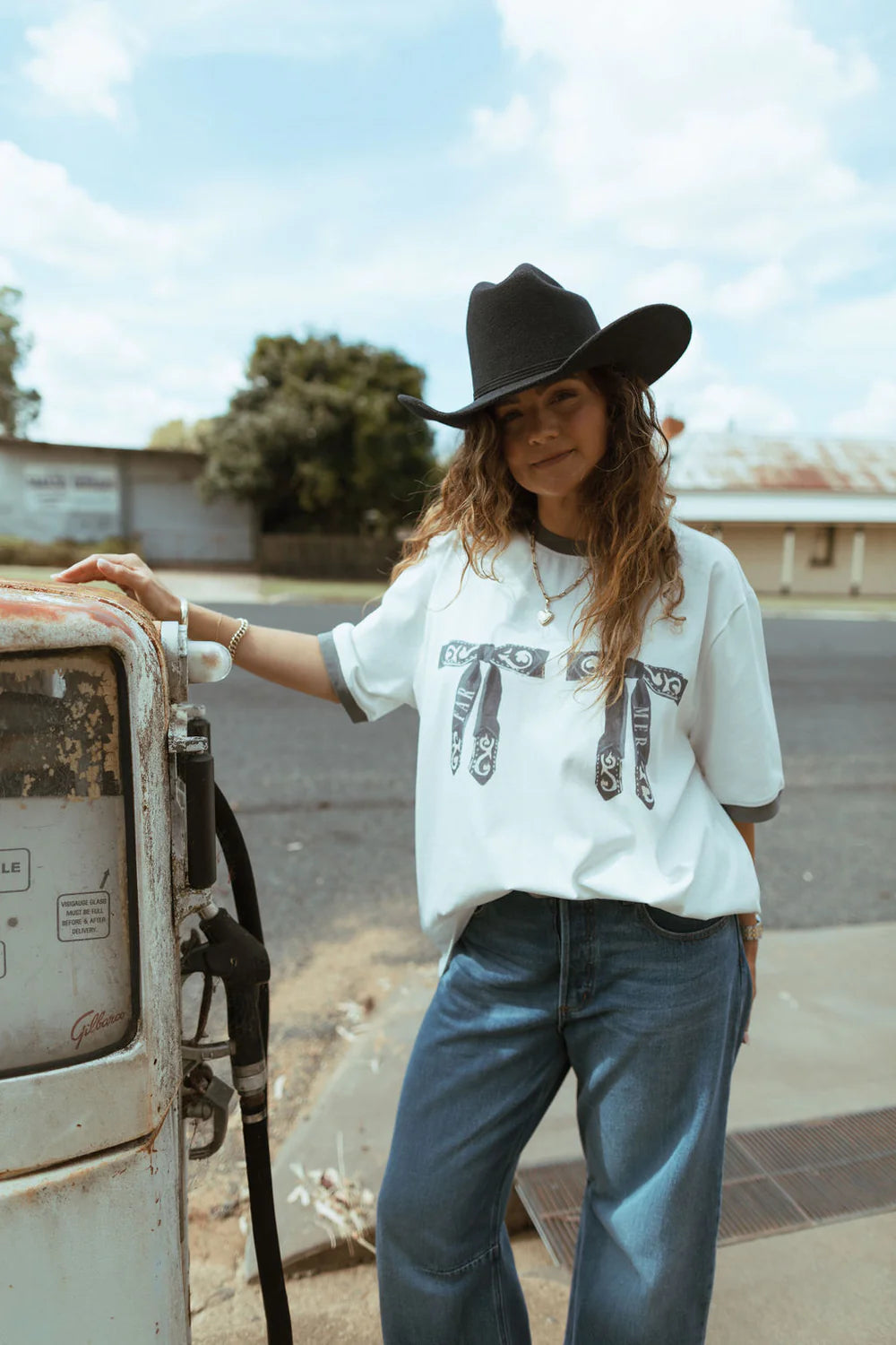 By Whitney Western Bow Tee