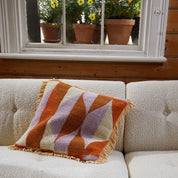 Horley Punch Needle Cushion | Lavender