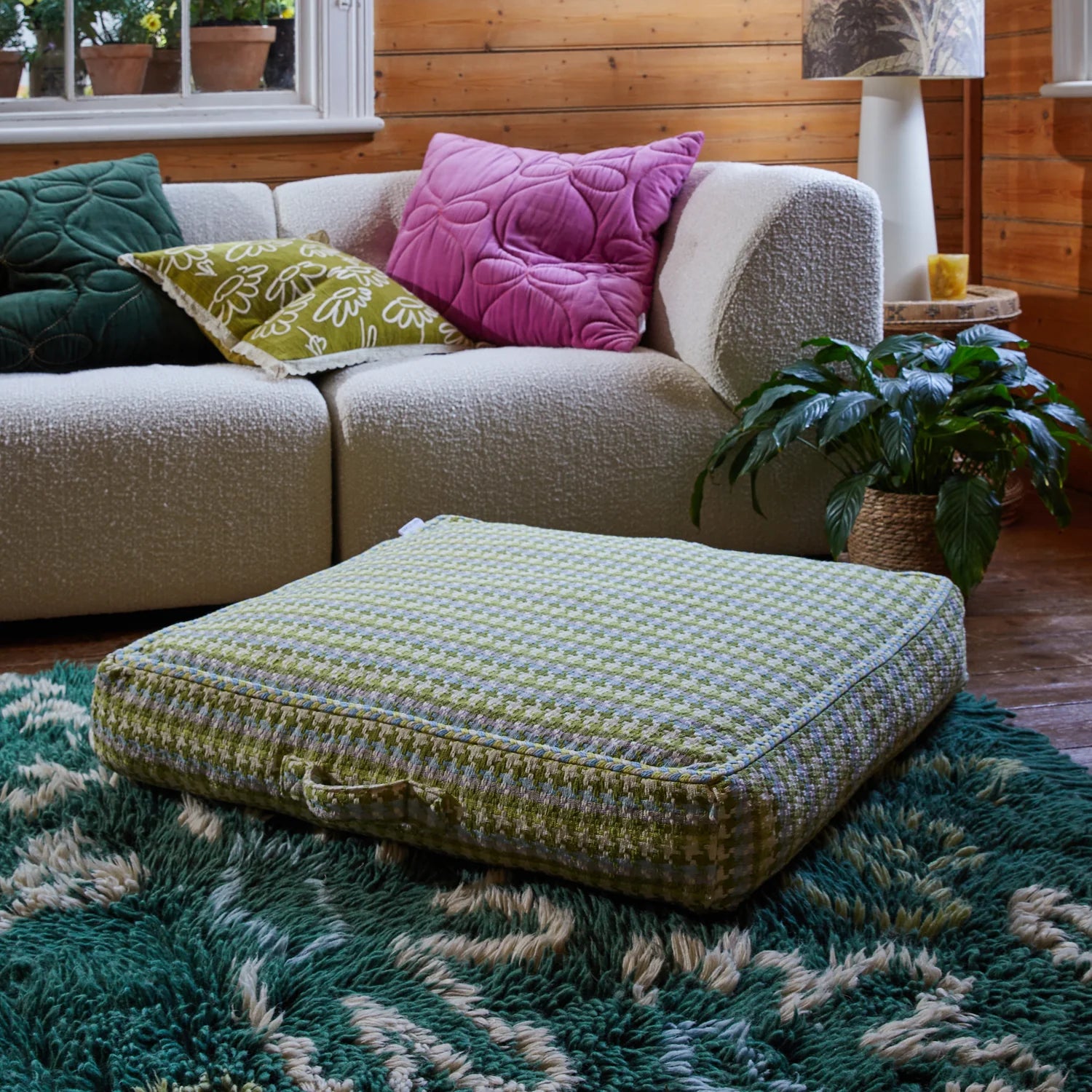 Bromley Woven Floor Cushion | Splice