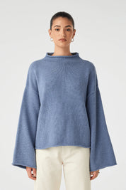 Maeve Sweater | Denim Blue