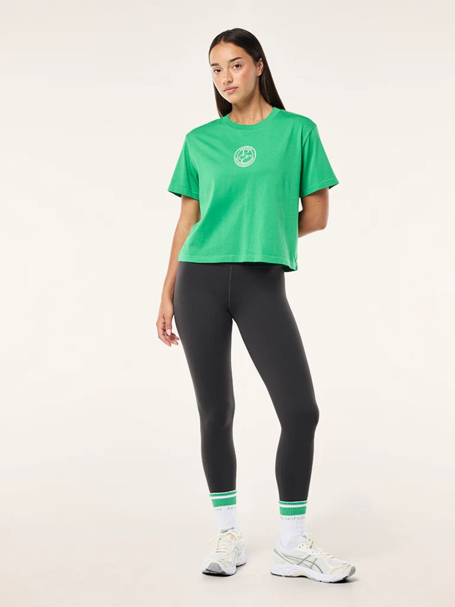 Exposition Tee | Washed Kelly Green