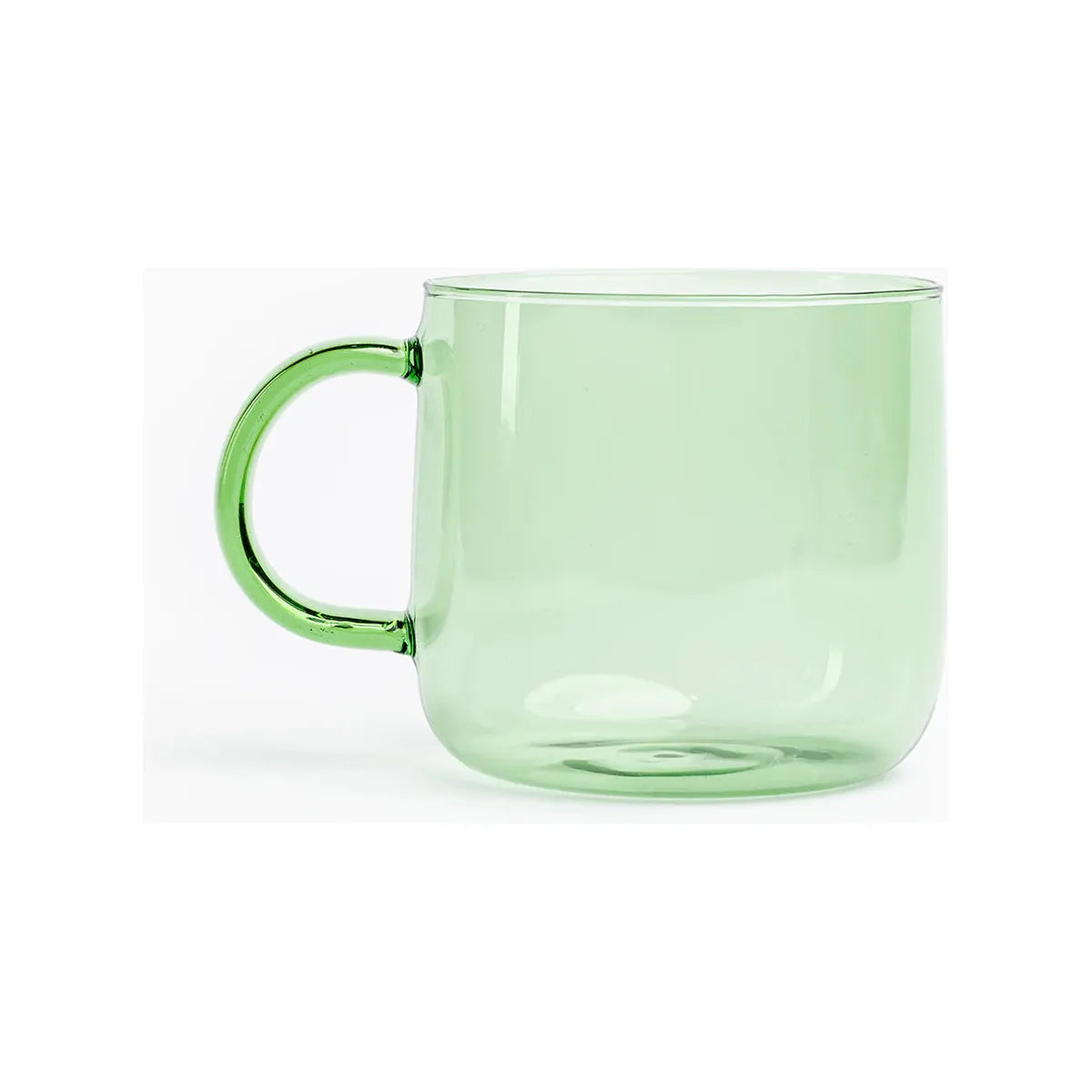 Borosilicate Glass Mug |  Green