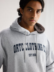 College Logo Hoodie | Grey Marle