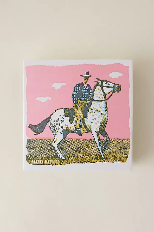 Pink Cowboy | Square Matchbox