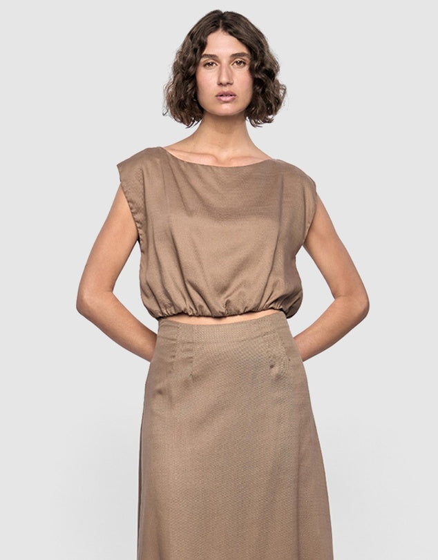 Staple The Label - Willa Top | Truffle