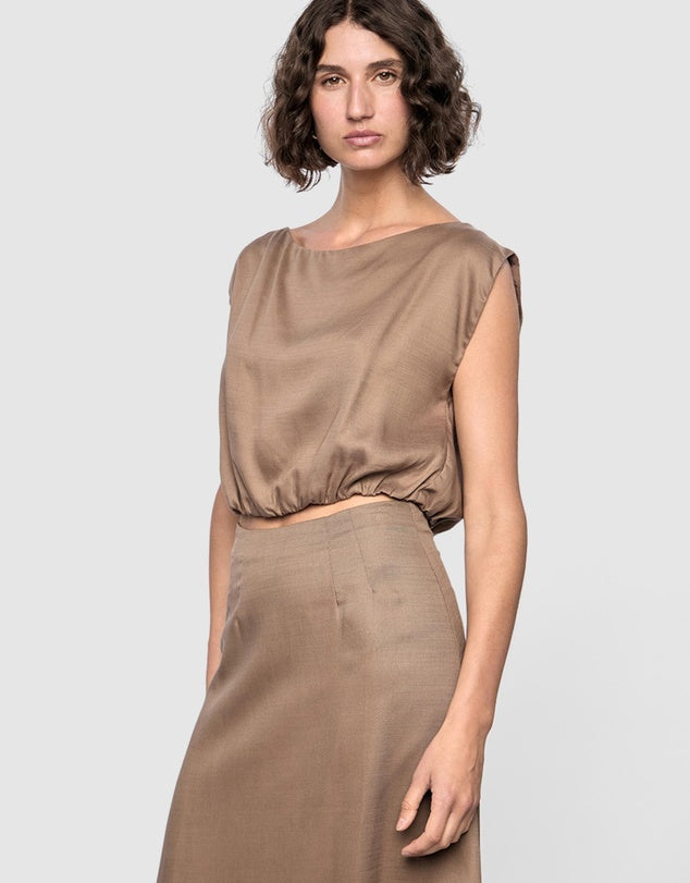 Staple The Label - Willa Top | Truffle