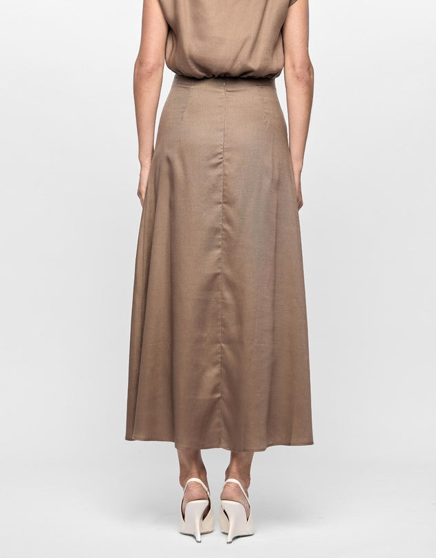 Staple The Label - Willa Midi Skirt | Truffle