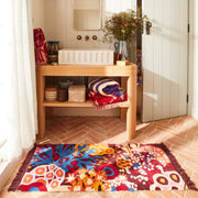 Cora Bath Runner | Garnet