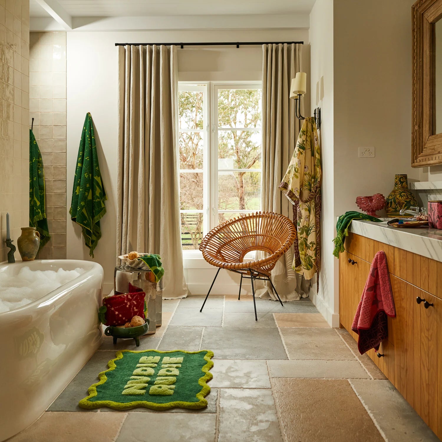 Amalie Nudie Bath Mat | Kelp