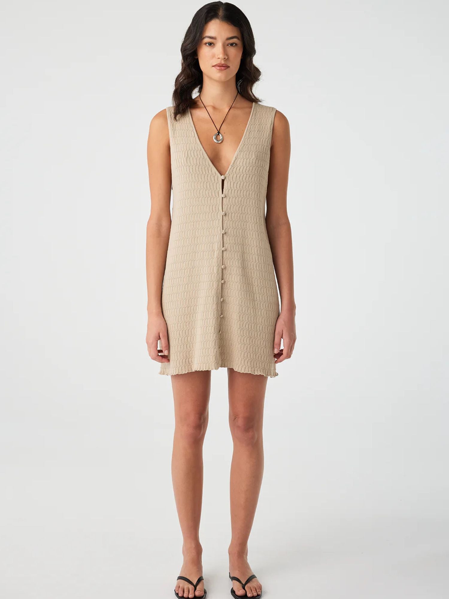 Jude Mini Dress | Taupe