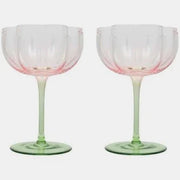 Lotti Set Of 2 Tulip Glad | Pink & Green